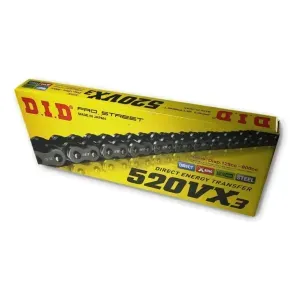 CORRENTE DID 520VX3 X 118 ELOS COM RETENTOR
