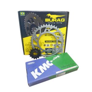 KIT RELAÇÃO DURAG / KMC HONDA CB650F e CBR650F