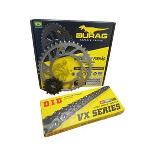 Kit Relação Durag / DID VX3 HONDA CB650F e CBR650F