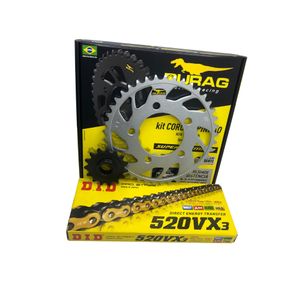 Kit Relação Durag / Did Vx3 Honda Cb500x Cb500f Cbr500 2021 a 2024