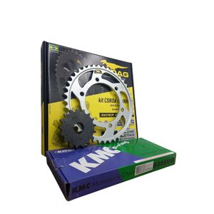 Kit Relação Durag/ Kmc Suzuki Gsx1000r Srad 1000 2009 À 2016