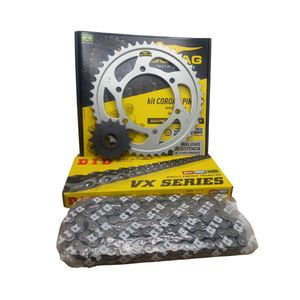 Kit Relação Durag / Did Vx3 Yamaha Fazer600 Fz6 2004 A 2009