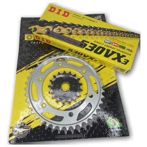 Kit Relação Durag / Did Vx3 Gold Suzuki Bandit1200 1995 A 2005