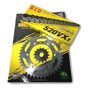 Kit Relação Durag / Did Vx3 Suzuki Sfv650 Gladius 650