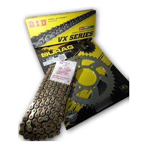 Kit Relação Durag / Did Vx3 Dourado Bmw G310gs G 310gs 2017 À 2021