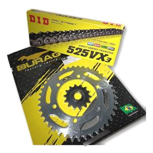 Kit Relação Durag / Did Vx3 Bmw F800r 2009 À 2016