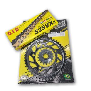 Kit Relação Durag / Did Vx3 Dourada Bmw S1000rr 2012 A 2019