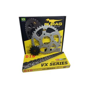 Kit Relação Durag / Did Vx3 BAJAJ DOMINAR 200 2022 À 2025