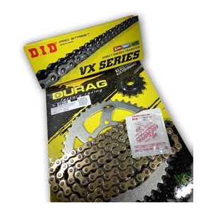 Kit Relação Durag / Did Vx3 Dourada Nc 750 Nc750 2014 À 2021