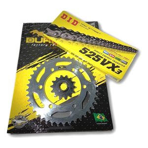 Kit Relação Durag / Did Vx3 Suzuki Gsx S1000 Gsx1000s 2018 A 2022